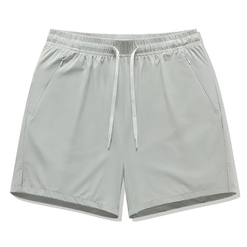 Men’S Quick-Dry Breathable Shorts, Pack of 5 – Short Length (14.5 Inches), Casual Sporty Style, Wrinkle-Resistant Design, Polyester/Nylon Blend, Solid Color, Lightweight and Breathable, Cooling “Ice Feel” Fabric, Suitable for Running, Soccer, Badminton, B